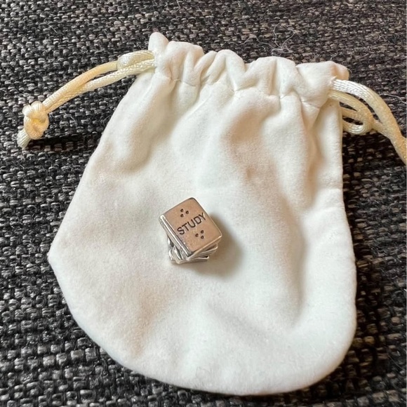 Pandora Sterling Silver Study Book Charm - Picture 6 of 6